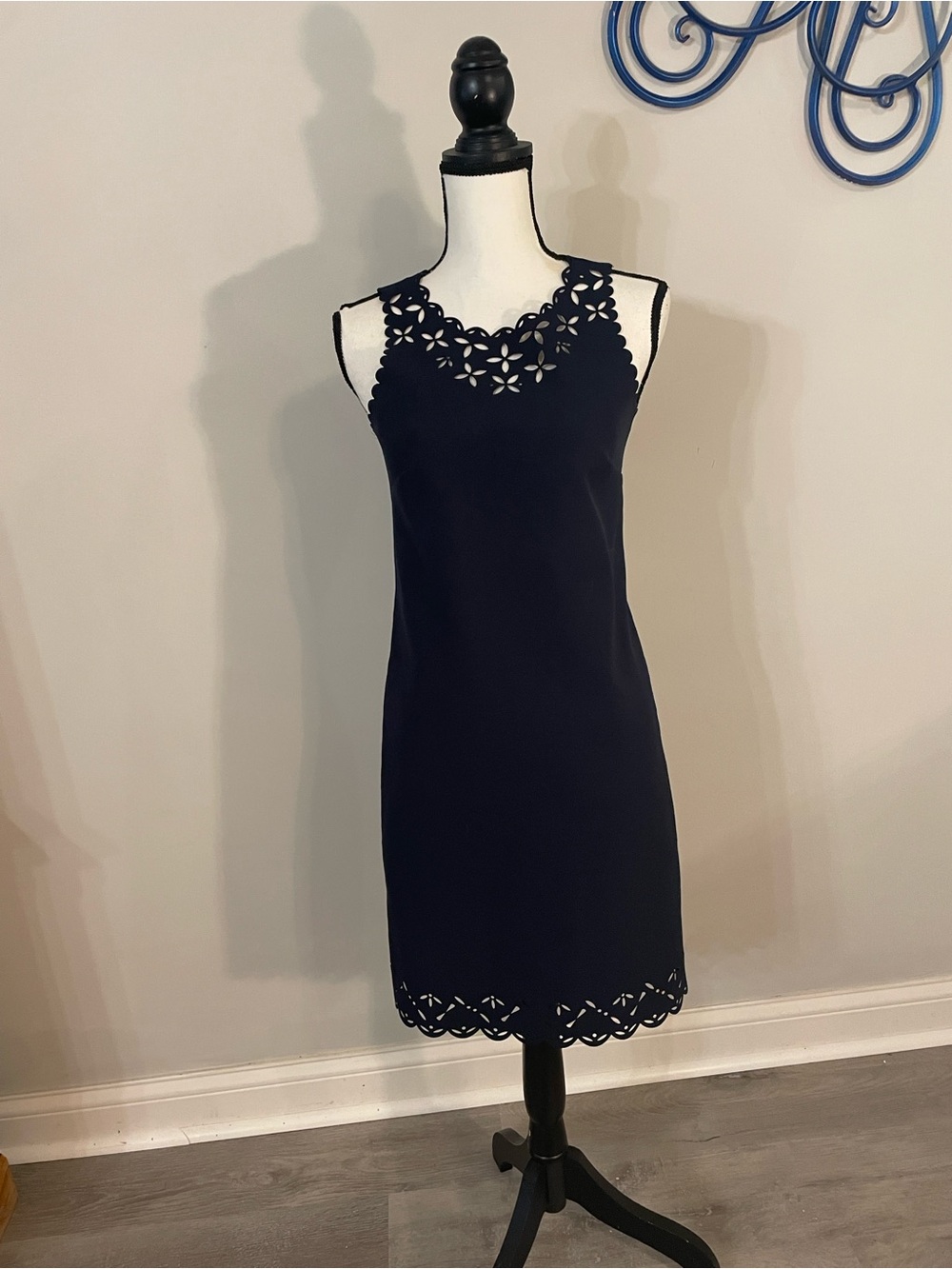 J Crew ladies navy dress
